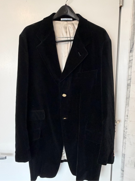 Vivienne Westwood Other - Vivienne Westwood Black Velvet Sport Coat with Gold Buttons